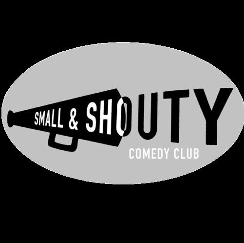 small and shouty logo